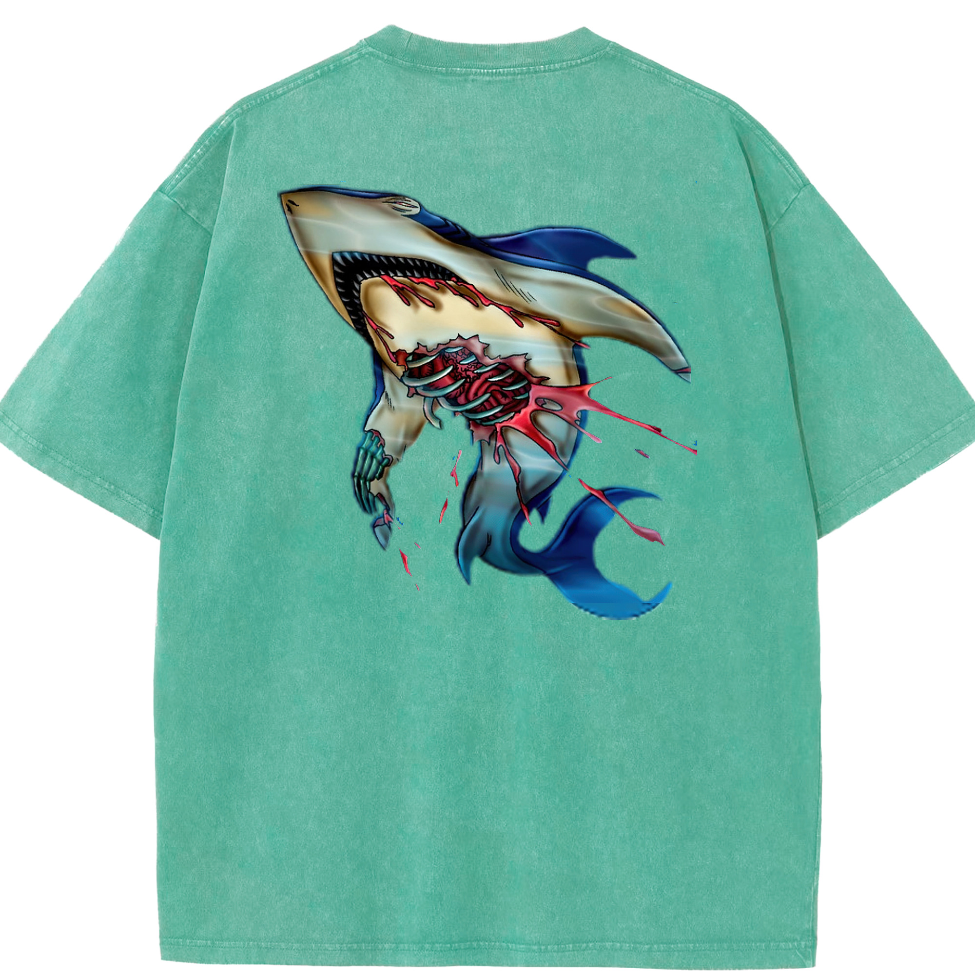 （画像用） 遊☆戯☆王 Yu-Gi-Oh! 綿100% ヴィンテージ風 半袖Tシャツ（背面プリント）
